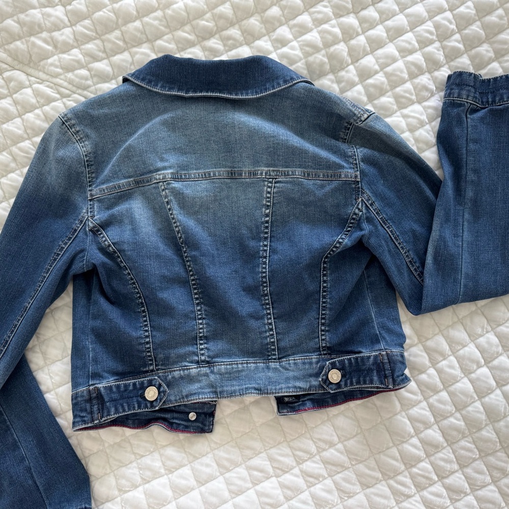White House Black Market Denim Jacket